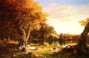 Thomas Cole The Hunter's Return China oil painting reproduction
